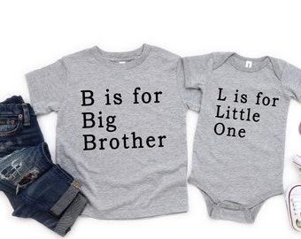 Big Brother Shirt, Baby Announcement , B is for Big Brother Shirt, Promoted To Big Brother, Pregnancy Announcement, Big Brother To Be