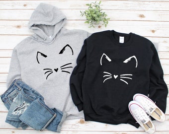 cat sweatshirt hoodie