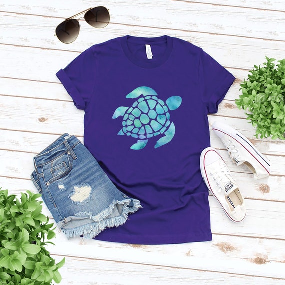 Turtle Shirt, Love Turtle Tshirt, Sea Turtle Shir… - image 3