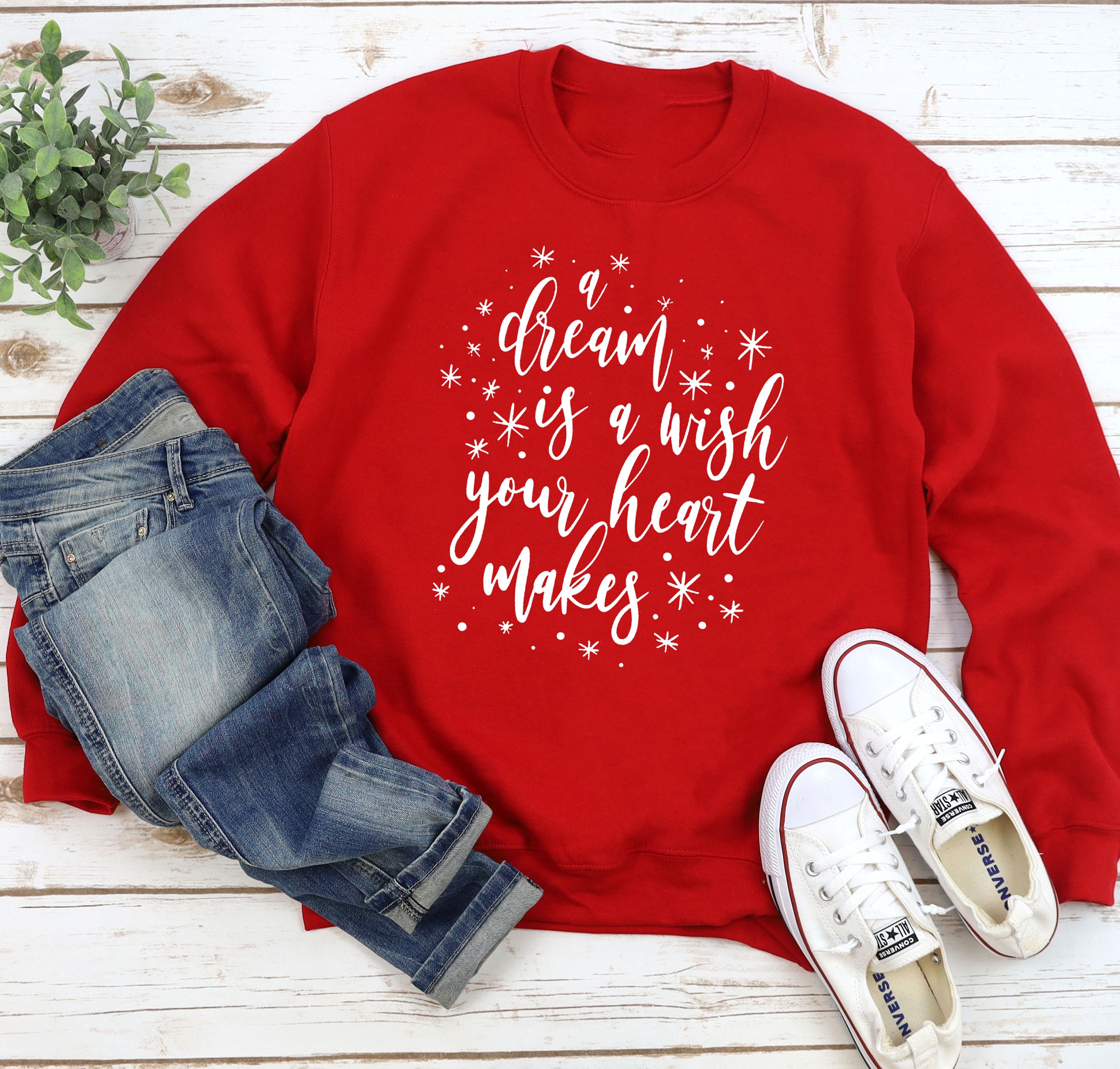 A Dream is a Wish Your Heart Makes Sweatshirt Dream Hoodie - Etsy