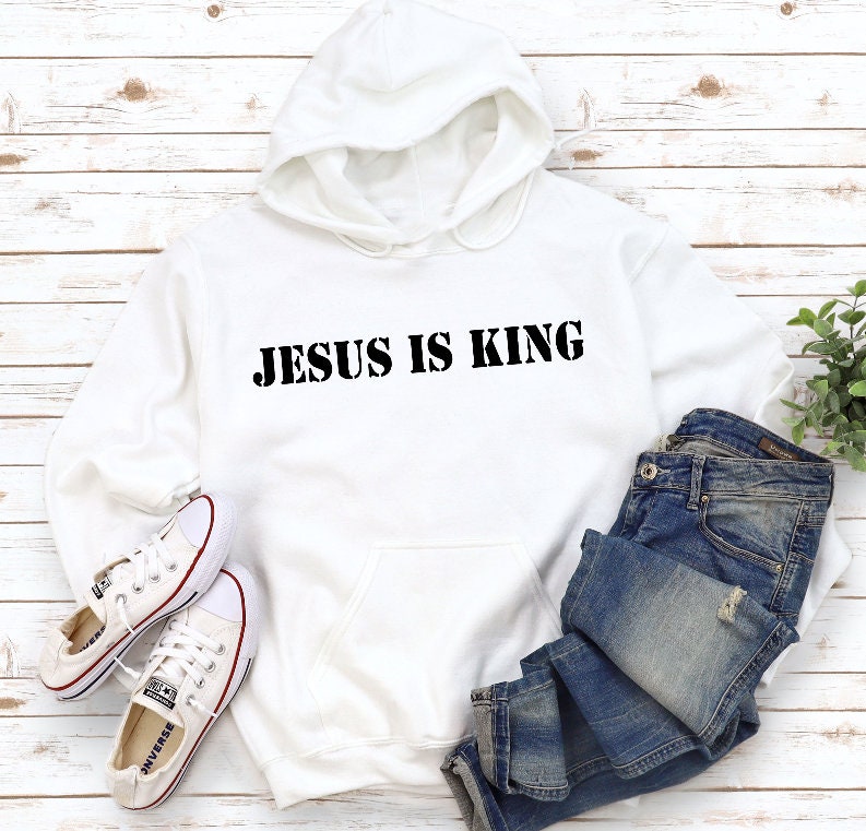 Jesus is King Sweatshirtchristian Sweatshirtjesus is - Etsy