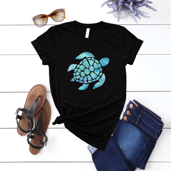 Turtle Shirt, Love Turtle Tshirt, Sea Turtle Shir… - image 4