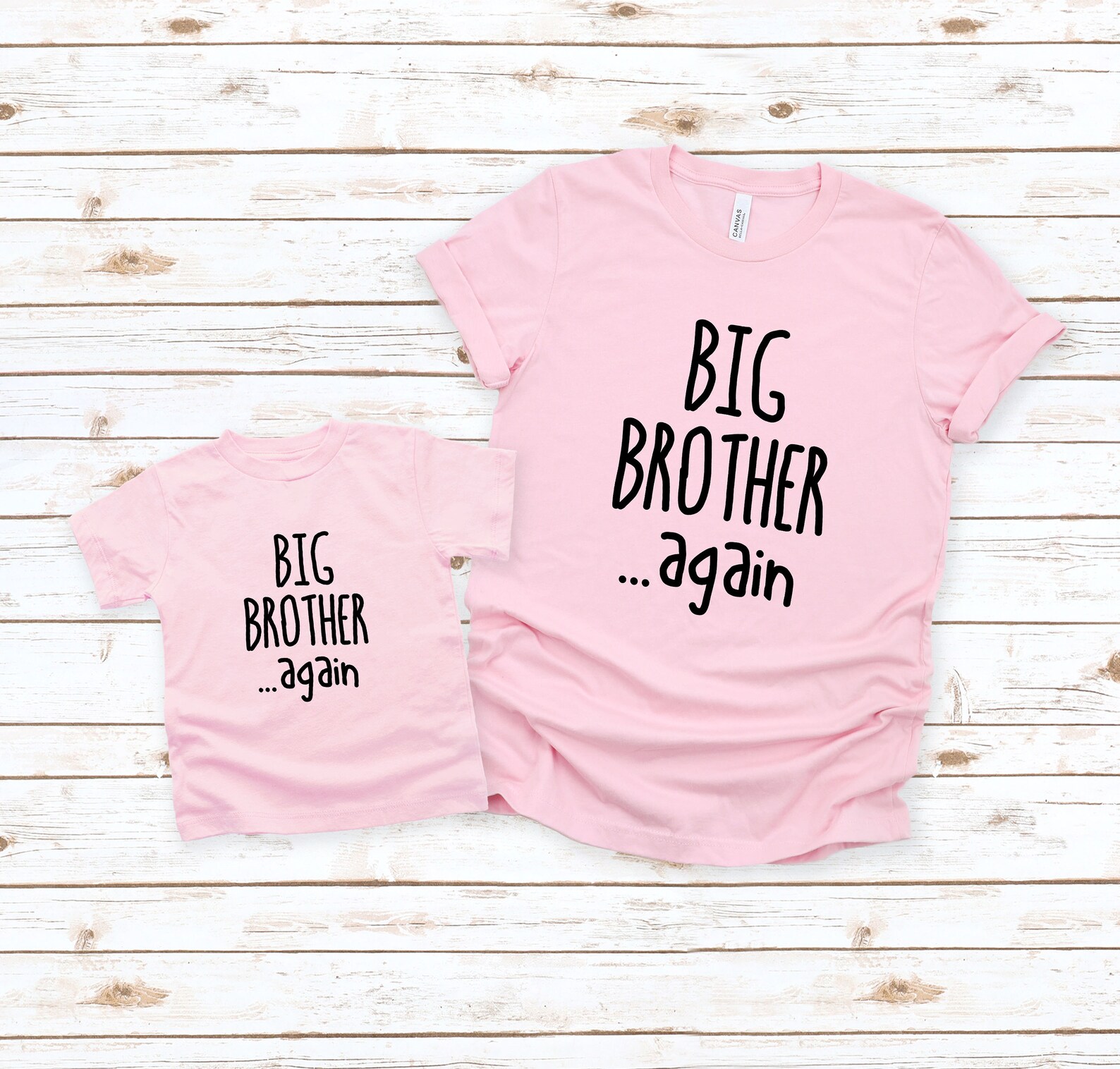 Cute Big Brother Again T-Shirt Heart Love Brother Shirt
