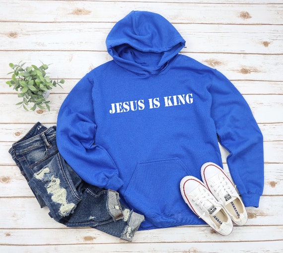 Jesus is King SweatshirtChristian SweatshirtJesus Is | Etsy