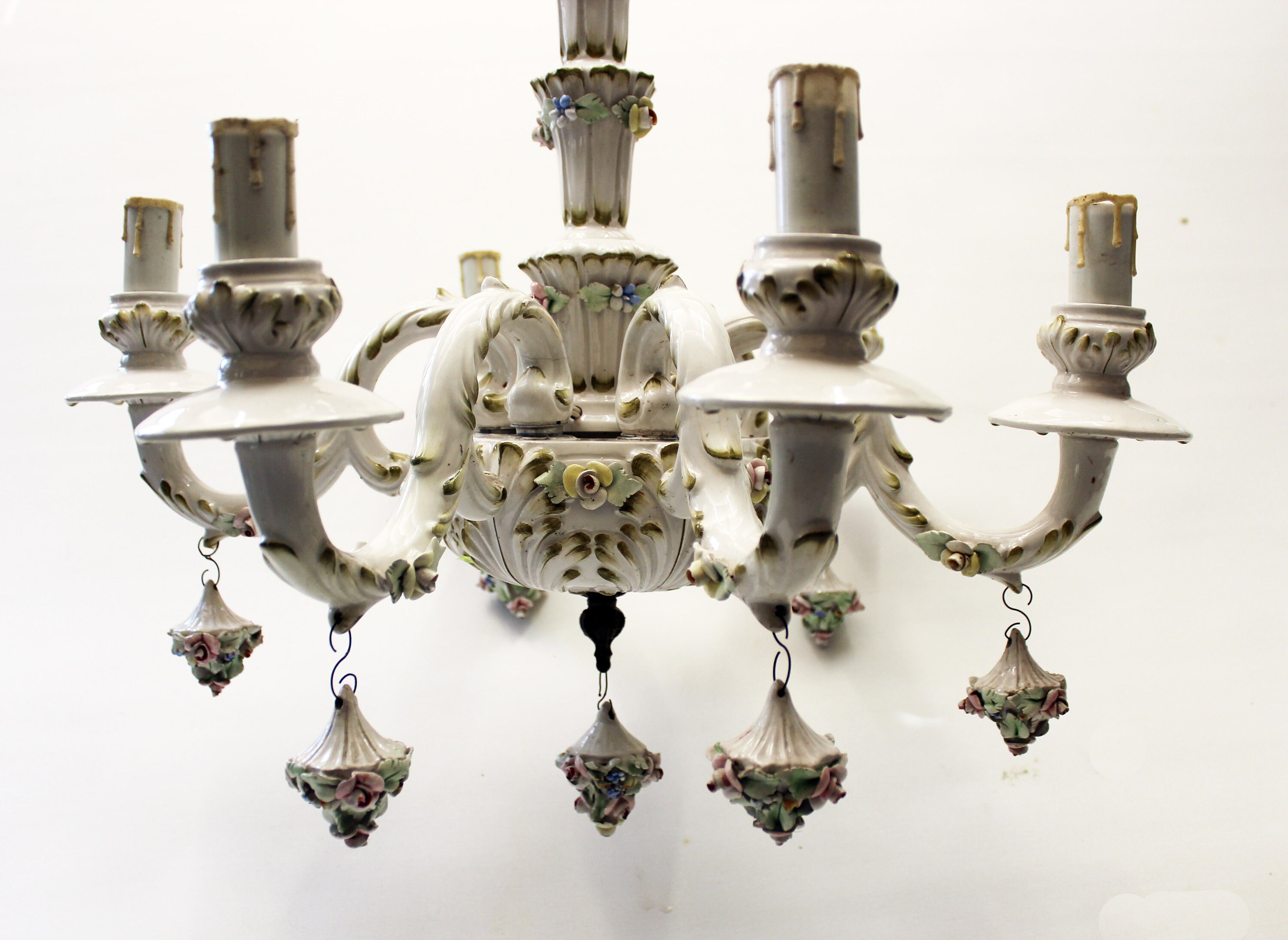 Porcelain outlet chandelier antique
