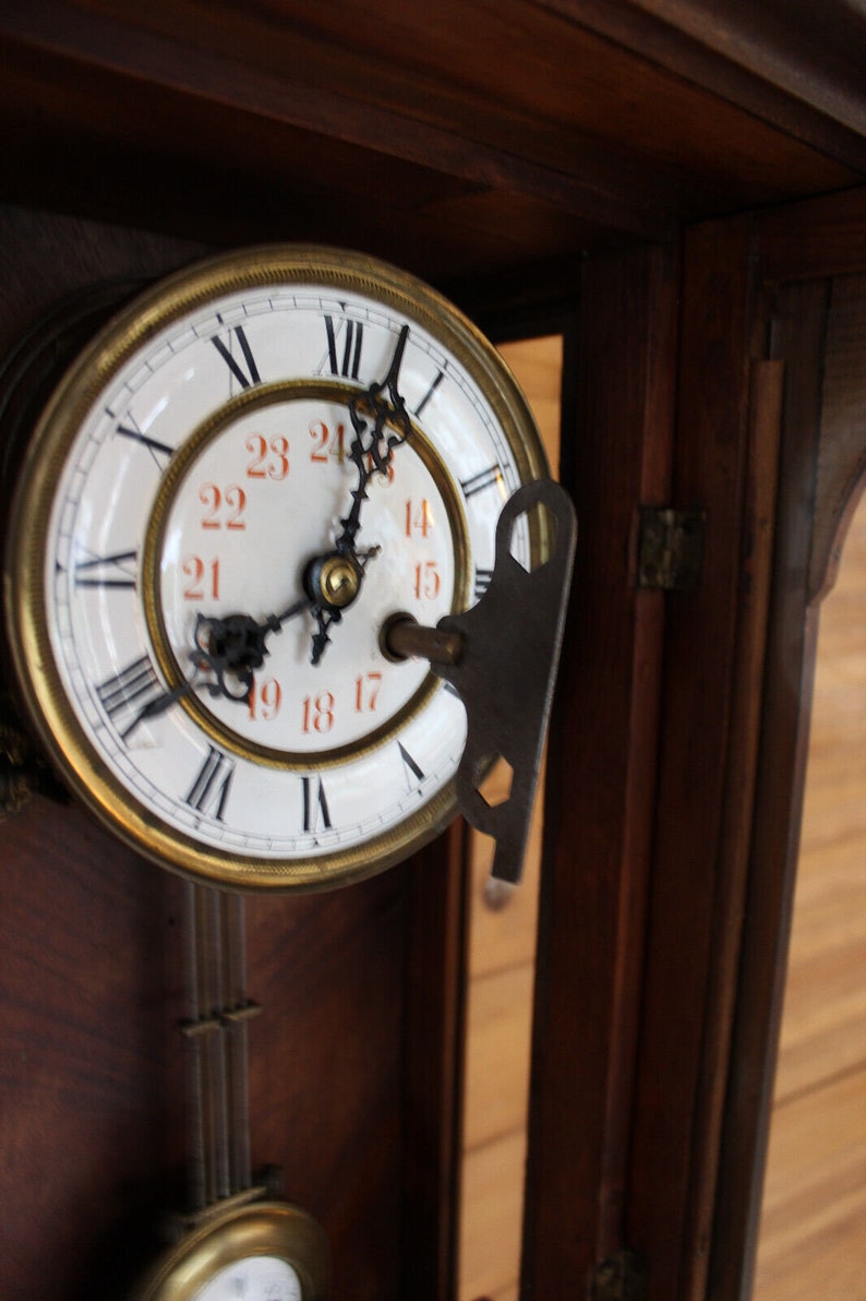 REGULATOR GERMAN Wall Clock Rich Decorated Biedemeier Vienna Etsy