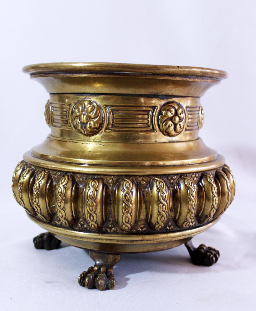 Victorian Copper Plant Holder / Jardiniere Etsy