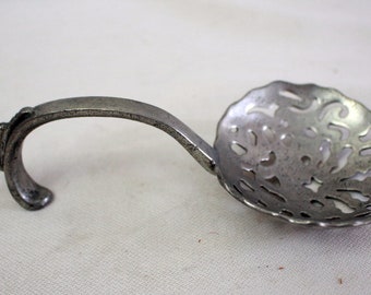 Cuchara de hielo vintage Marinoni Pewter 1960