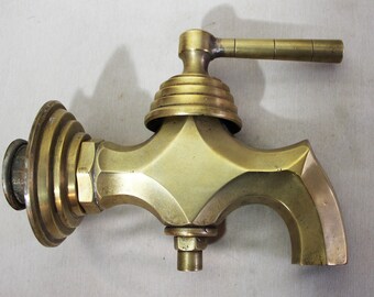 HUGHE vintage solid Brass  water tap faucet