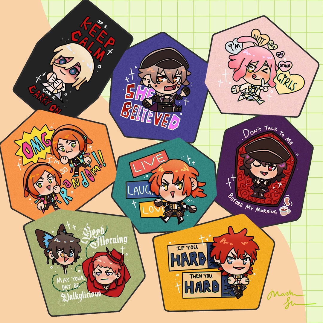 Enstars Sticker Set Etsy