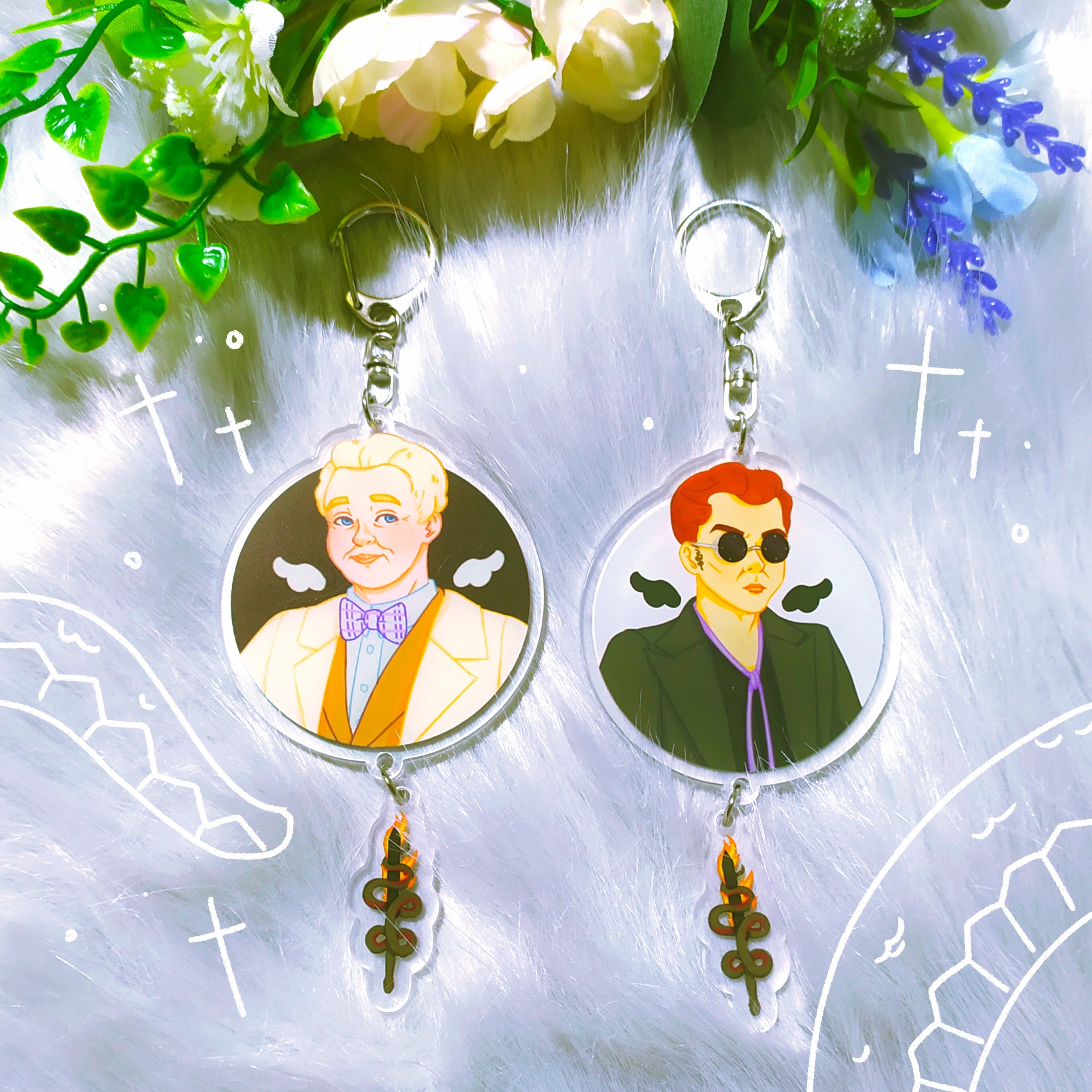 Good Omens Charm | Etsy