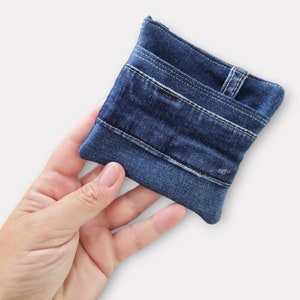 Jeans Geldbörse | Jeans Portemonnaie | upcycling Brieftasche | Jeans upcycling | UNIKAT Jeans Tasche