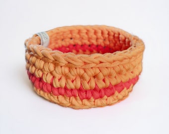 Basket | Crochet basket | Storage | Utensilo | Key basket | Organization aid | Basket | Hallway | Jewelry bowl