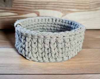 Basket | Crochet basket | Storage | Utensilo | Key basket | Organization aid | Basket | Hallway | Jewelry bowl