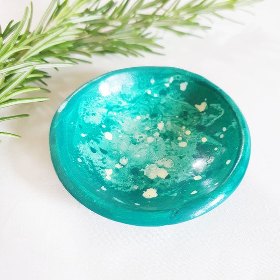 Jewelry Plate as Ring Bowl Made of Clay Etsy