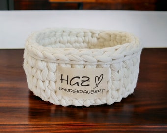 Basket | Crochet basket | Storage | Utensilo | Key basket | Organization aid | Basket | Hallway | Jewelry bowl