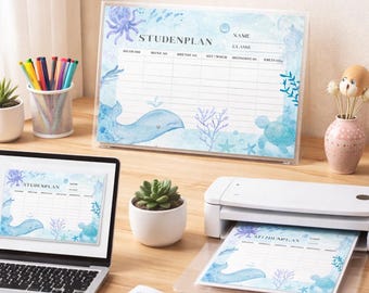 Horario OCÉANO | Horario Infantil | Horario Marítimo | Entrada al Cole | Primer Día de Clases | Escolar | Plan Escolar | Descarga Digital en PDF