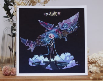 Jinx • Fanart Print (14.5x14.5cm)