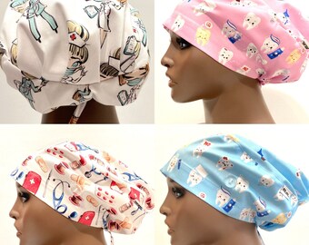 Long Hair Nurse Cap - Etsy