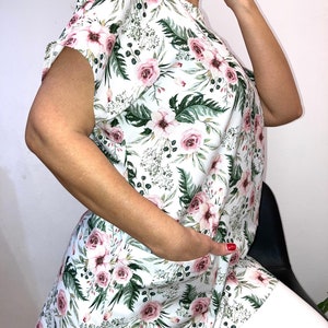 Scrub Top For Women,Nursing Scrub Top,Scrub Top For Medical Staff,Dental Scrub Top,Veterinary Women Top,V-Neck Top Medical,Unique Scrub Top
