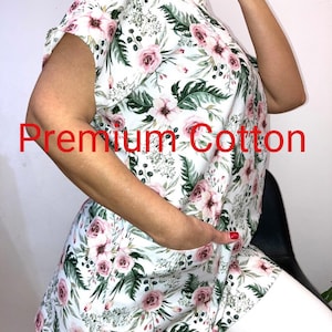 Scrub Top For Women,Nursing Scrub Top,Scrub Top For Medical Staff,Dental Scrub Top,Veterinary Women Top,V-Neck Top Medical,Unique Scrub Top