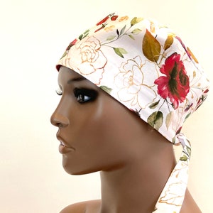 Scrub Cap,Surgical Cap With Buttons,Dental Scrub Cap,100% Cotton,Medical Cap,Bonnet for Nurses,Nurse Cap,Surgical Hat With Buttons,Scrub Cap