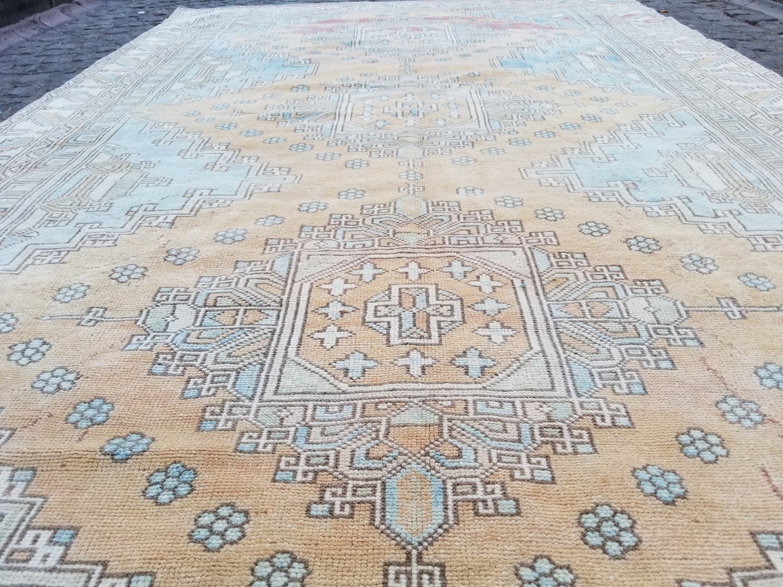 Turkish Rug 6 X 9'3 ft 182 X 281 cm Rug Turkish Etsy