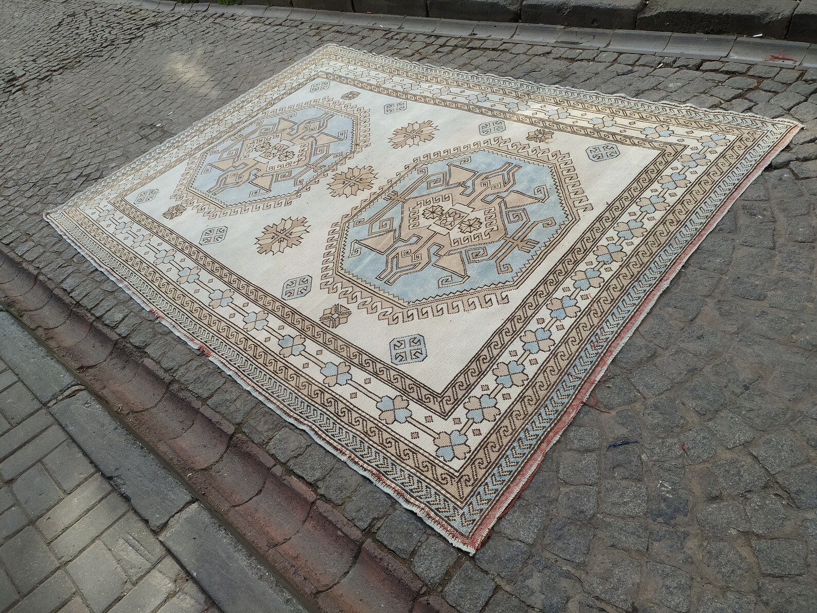 Turkish Rug 6'9 X 9'5 ft 206 X 287 cm Etsy