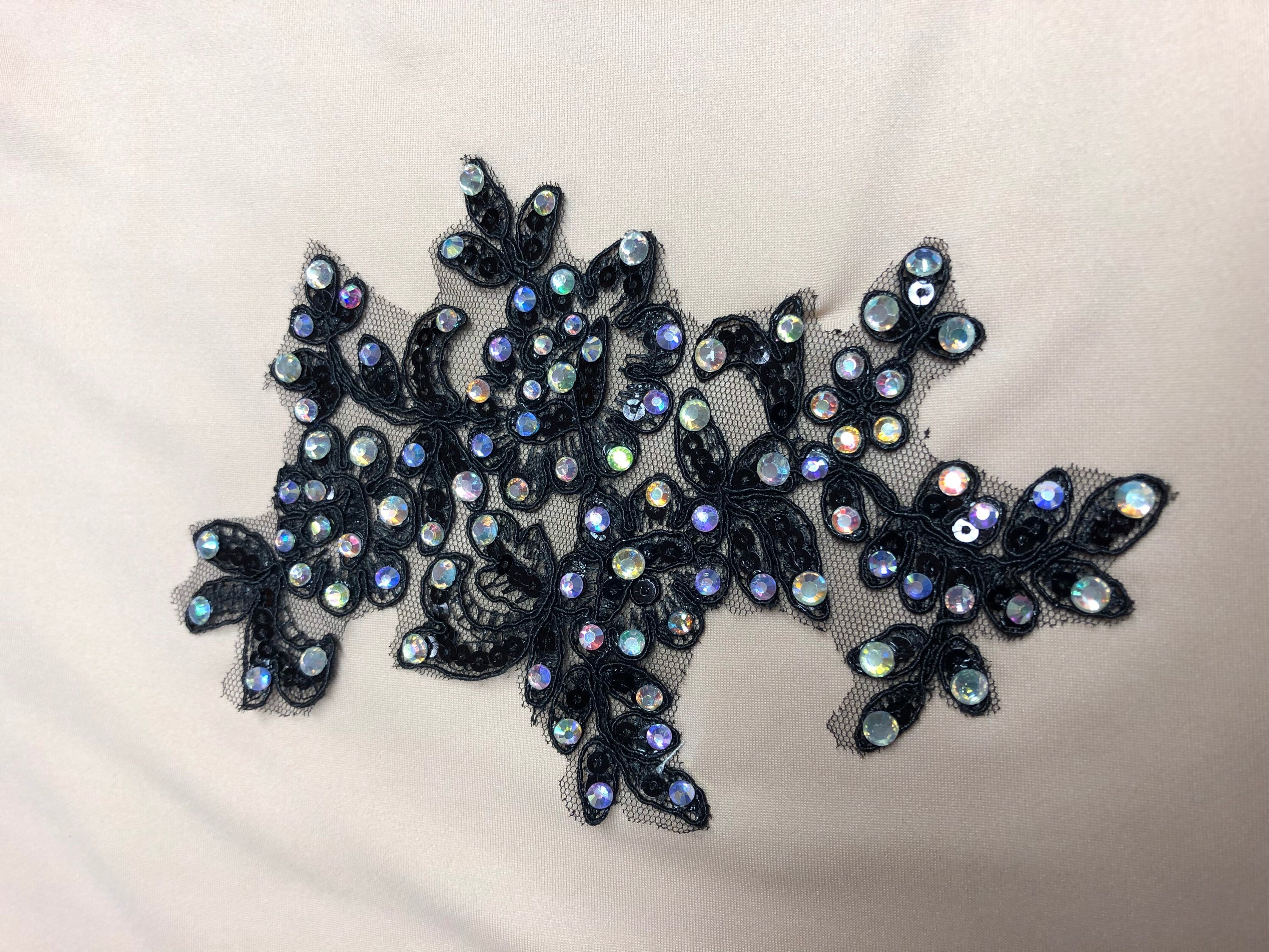 Lace Appliqué Hair Accessory Etsy UK