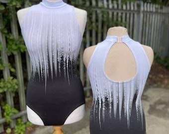 Ombré sleeveless leotard perfect for dance and gymnastics. Made to measure