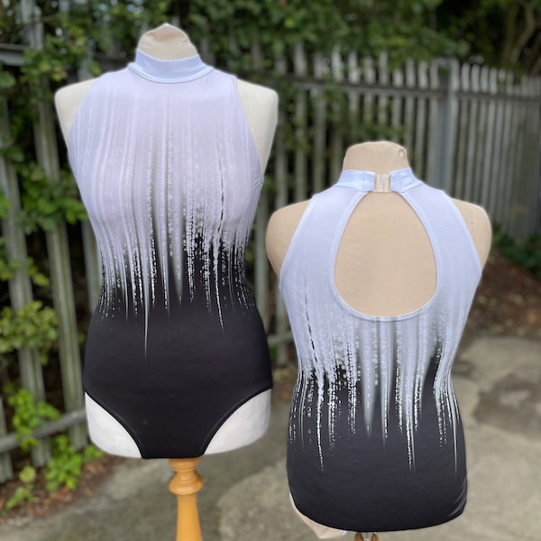 Ombré sleeveless leotard perfect for dance and gymnastics. Made to measure