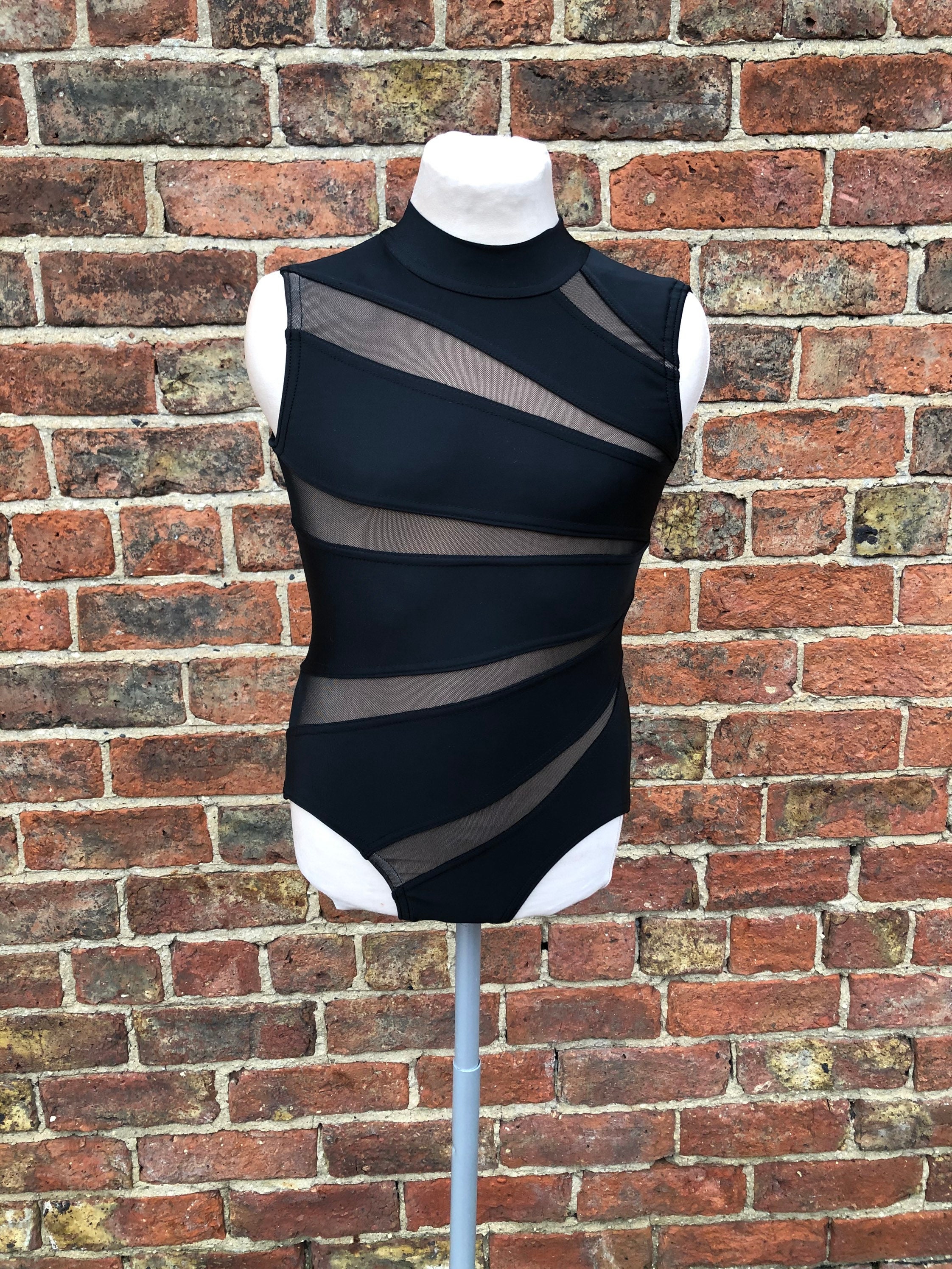 Striking daisy Leotard Whole Front Fully Lined Great for Etsy Australia