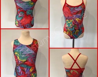 Leotard for dance, gymnastics, acro or swimming age 4 and 7