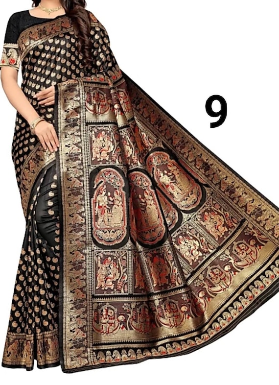 Buy Authentic Baluchori Silk Saree of Bishnupur | Heritage of Bengal –  Putul's Fashion