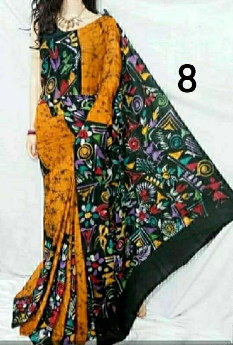 malmal batik saree