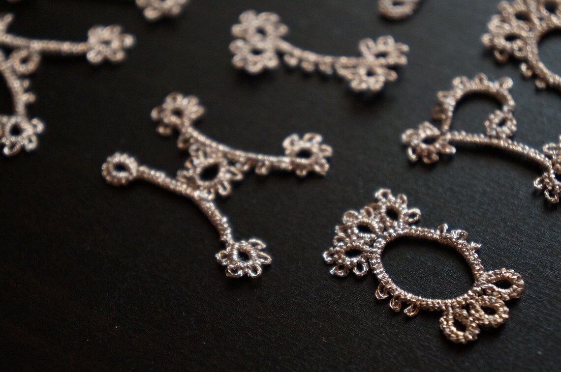 Tatted lace trim tatted letters. Laced alphabet. Lace Etsy