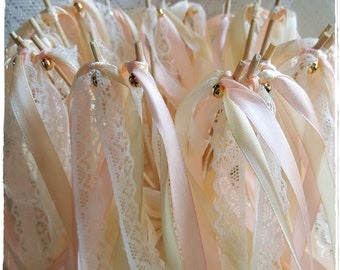Items Similar To Diy Ribbon Wedding Wands Listing For 50 Two
