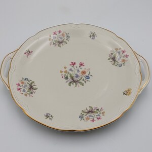 Set of 6 dessert plates and tray VEB R Germany vassoio da portata