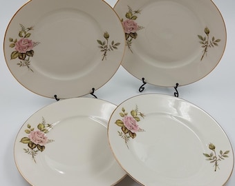 KOKEN - Piatti e ciotole Set per 4, Porcellana Dinnerware Set di 16 pezzi di ceramica Set di piatti in ceramica, Set da pranzo rotondo con tazze, Adatto al microonde, set da