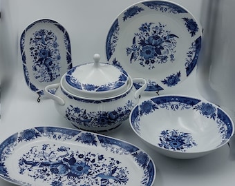 soup tureen, tray, serving dish, bowl, Kahla made in Germany