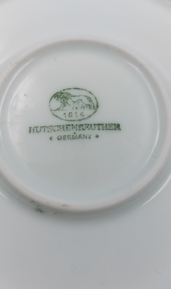 Hutschenreuther Germany 1814 Diamond Series porcelain sugar bowl/tureen/gravy boat, white color