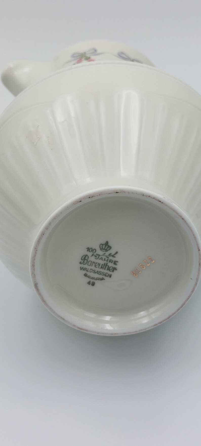 Bareuther Waldsassen Bavaria Germany Gold Tea Set BAREUTHER WALDSASSEN Bavaria Germany Ceramic Teapot and Jug Set With