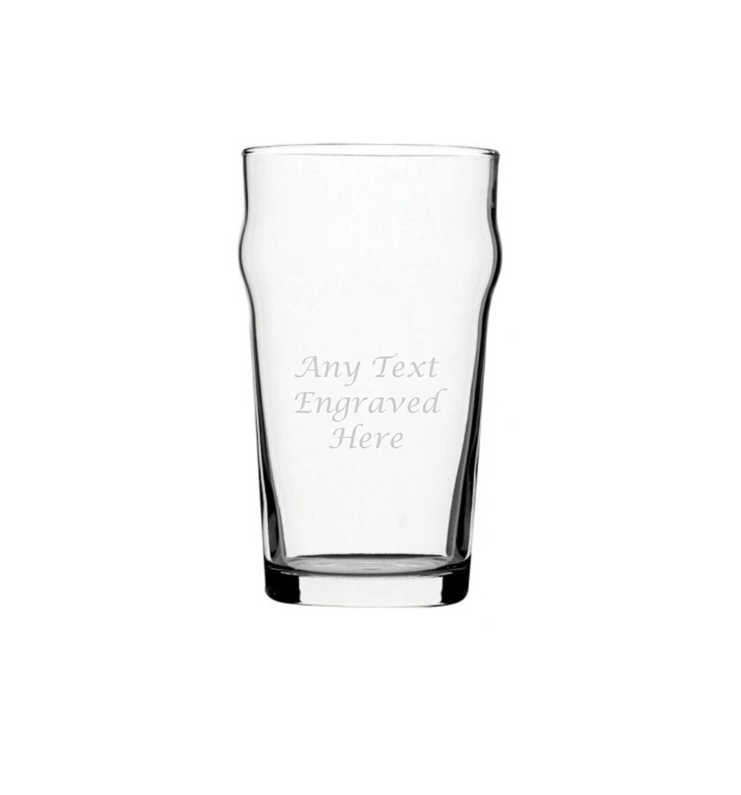 Personalised Nonic Half Pint Glass 10oz 28cl Etsy UK