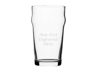 Personalised Nonic Half Pint Glass 10oz (28cl)