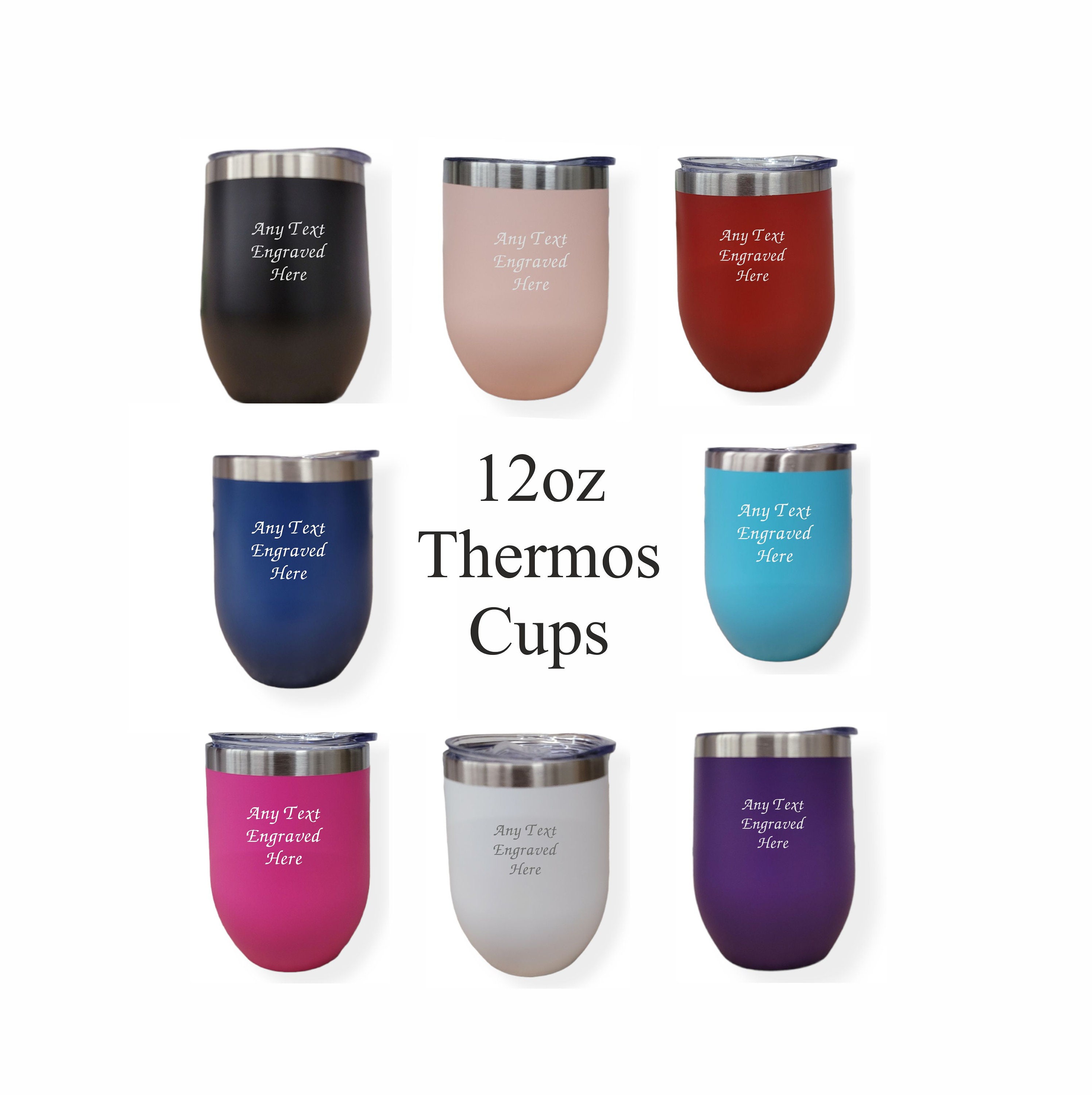 Promotional 16 Oz Thermos Heritage Plaid Travel Tumblers