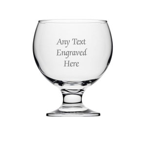 Personalised Cubata Master Gin Goblet Short Stubby Stem 21oz (60cl)