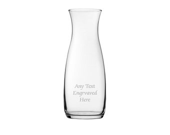 Personalised Engraved Amphora Wine Carafe 41oz (118cl) Perfect Gift For Birthday Wedding Retirement Fathers Day Mothers Day