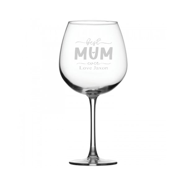 Mom Wine Glass Etsy UK