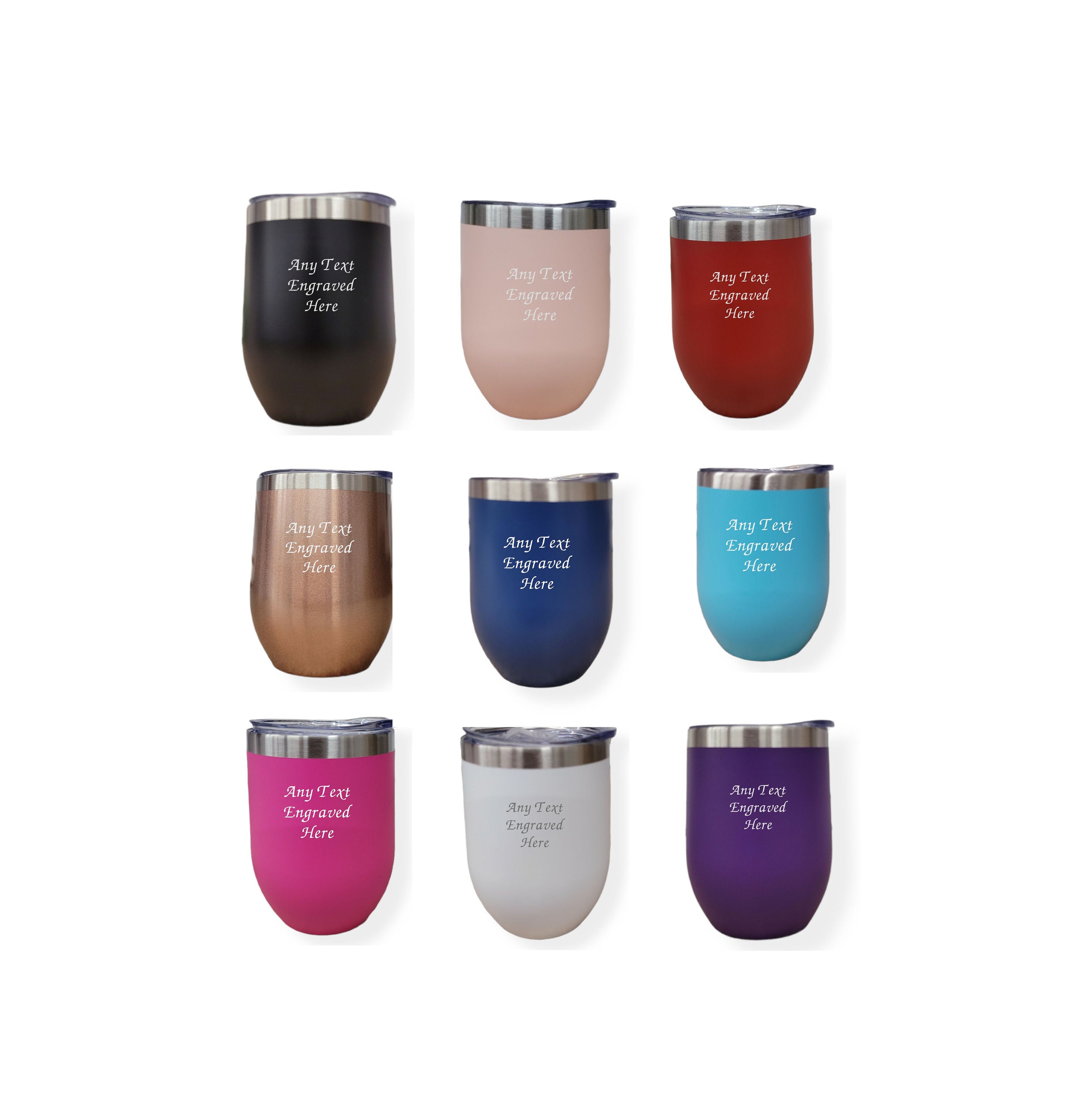 Personalised 12oz Thermos Insulated Travel Cup Hot Cold Coffee Etsy