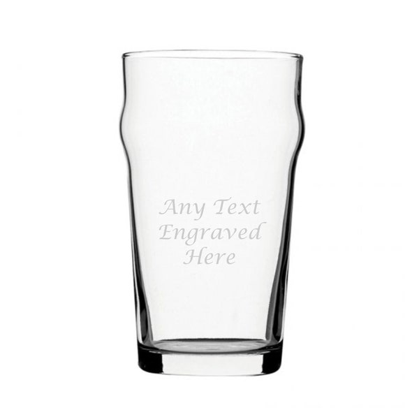 Personalised Nonic Pint Glass 20oz (57cl)